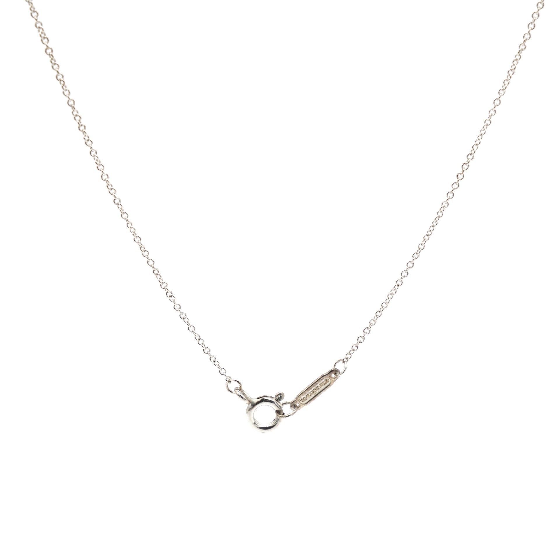 Sterling Silver Heart Key Pendant Necklace