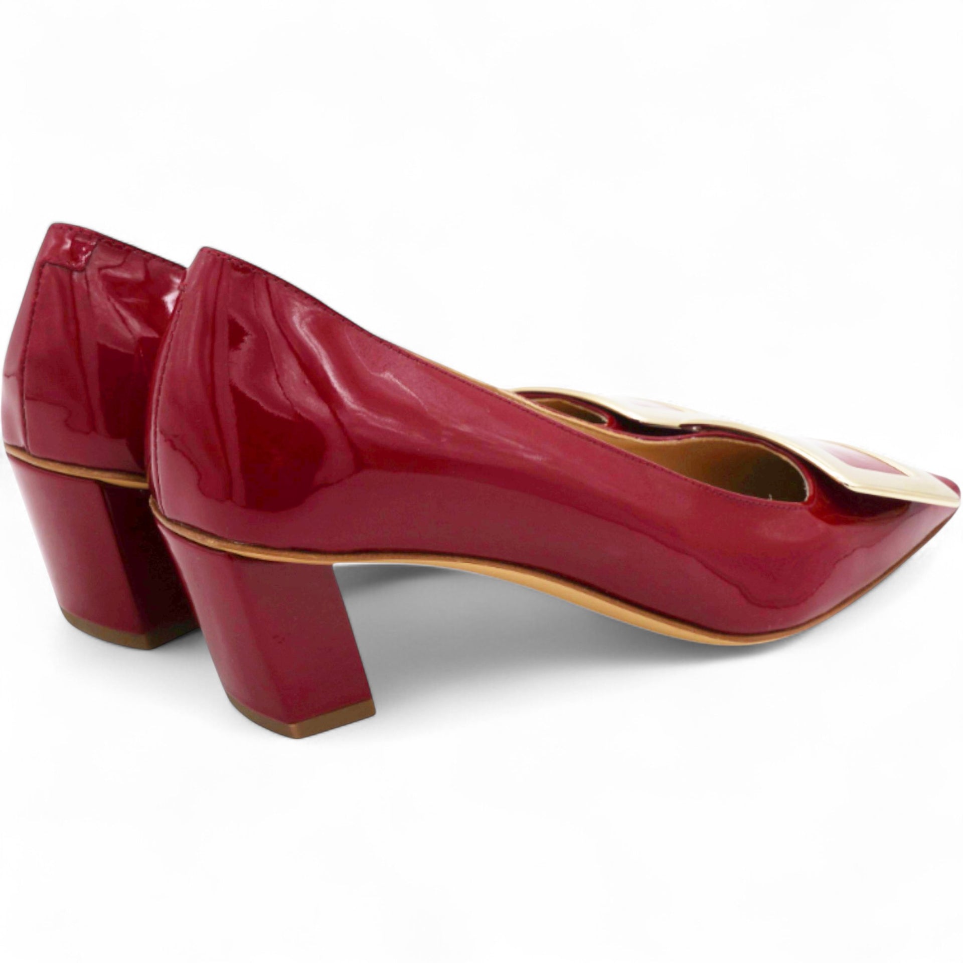 Belle Vivier Metal Buckle Shoe Size35