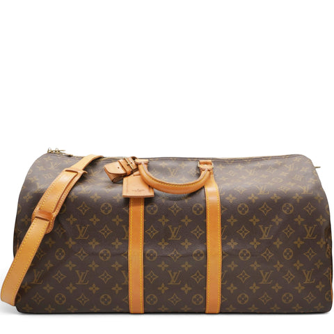 Vintage Monogram Canvas Keepall 55 Duffle Bag