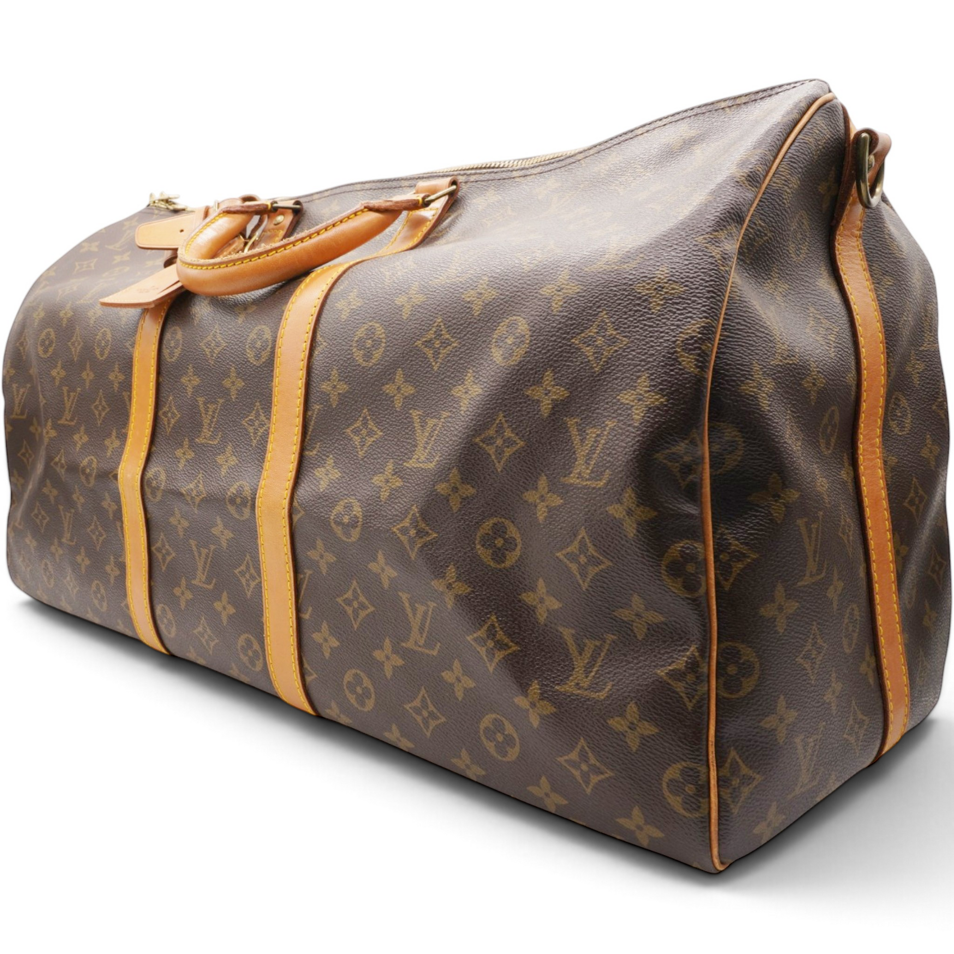 Vintage Monogram Canvas Keepall 55 Duffle Bag