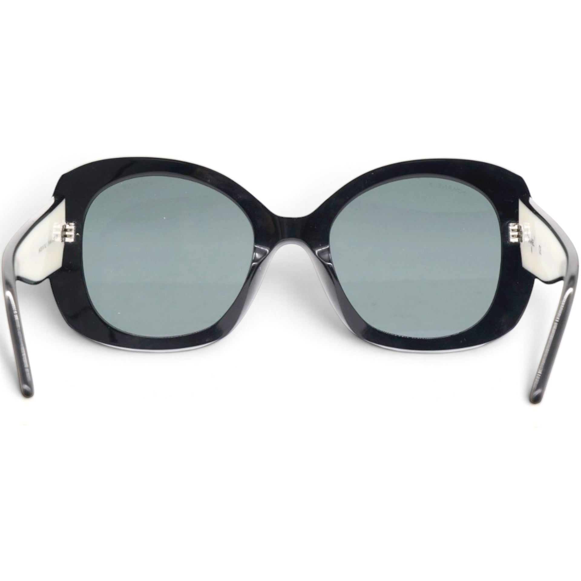 Acetate Sunglasses 71414A Black White