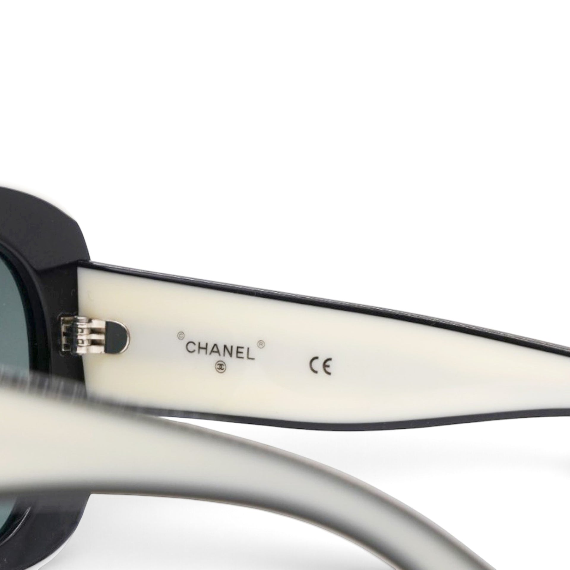 Acetate Sunglasses 71414A Black White