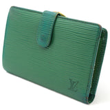Green Epi Leather Porte Feuille Vienoise NM French Purse Wallet