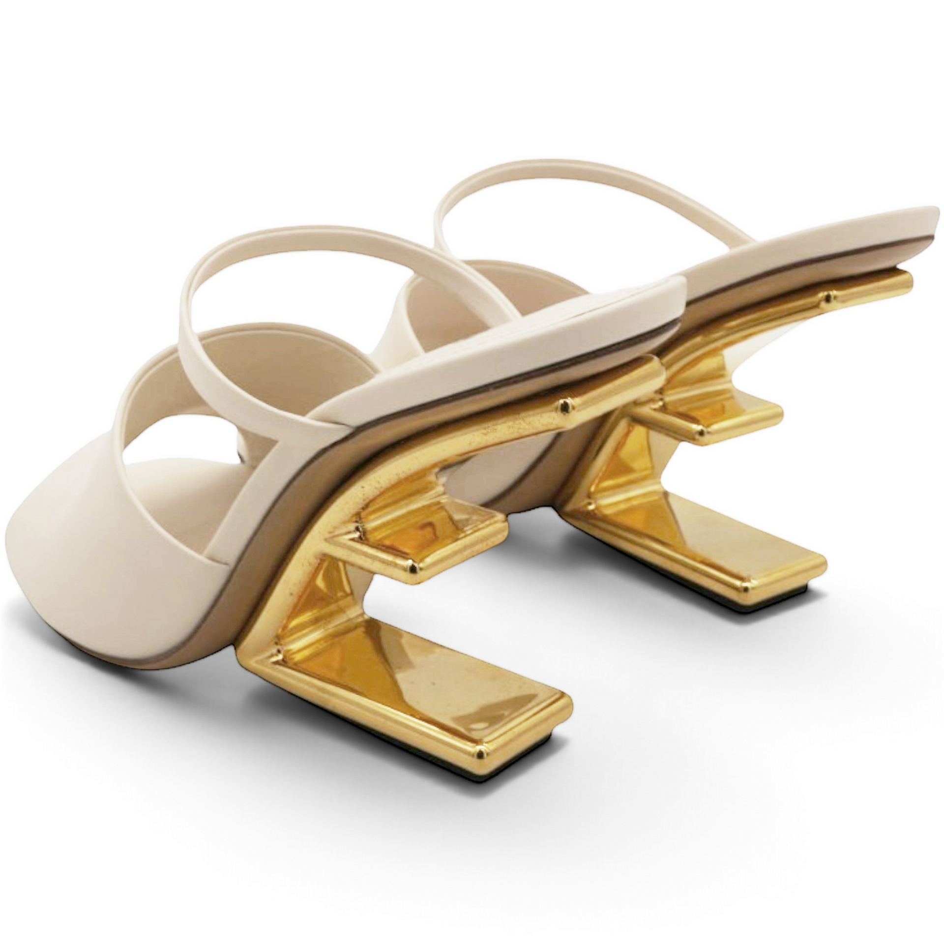 Vitello Fendi First 95mm Slide Sandals Connecticut Size38
