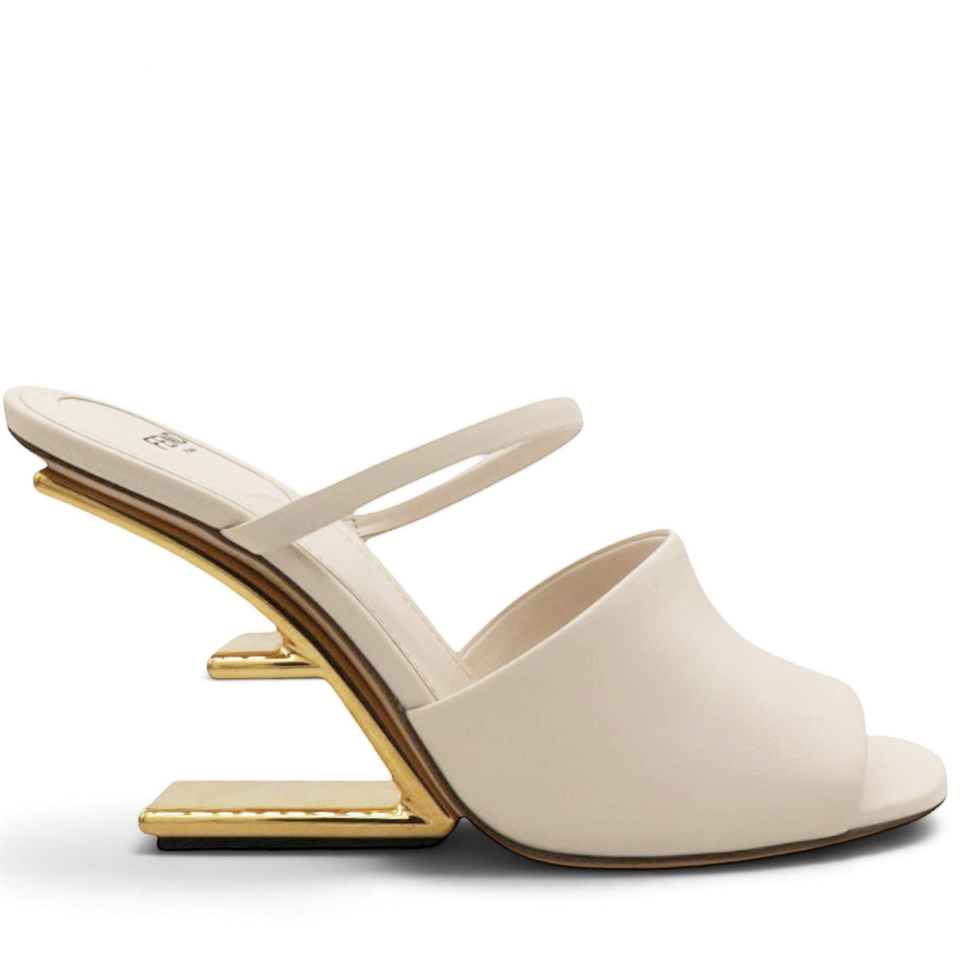 Vitello Fendi First 95mm Slide Sandals Connecticut Size38