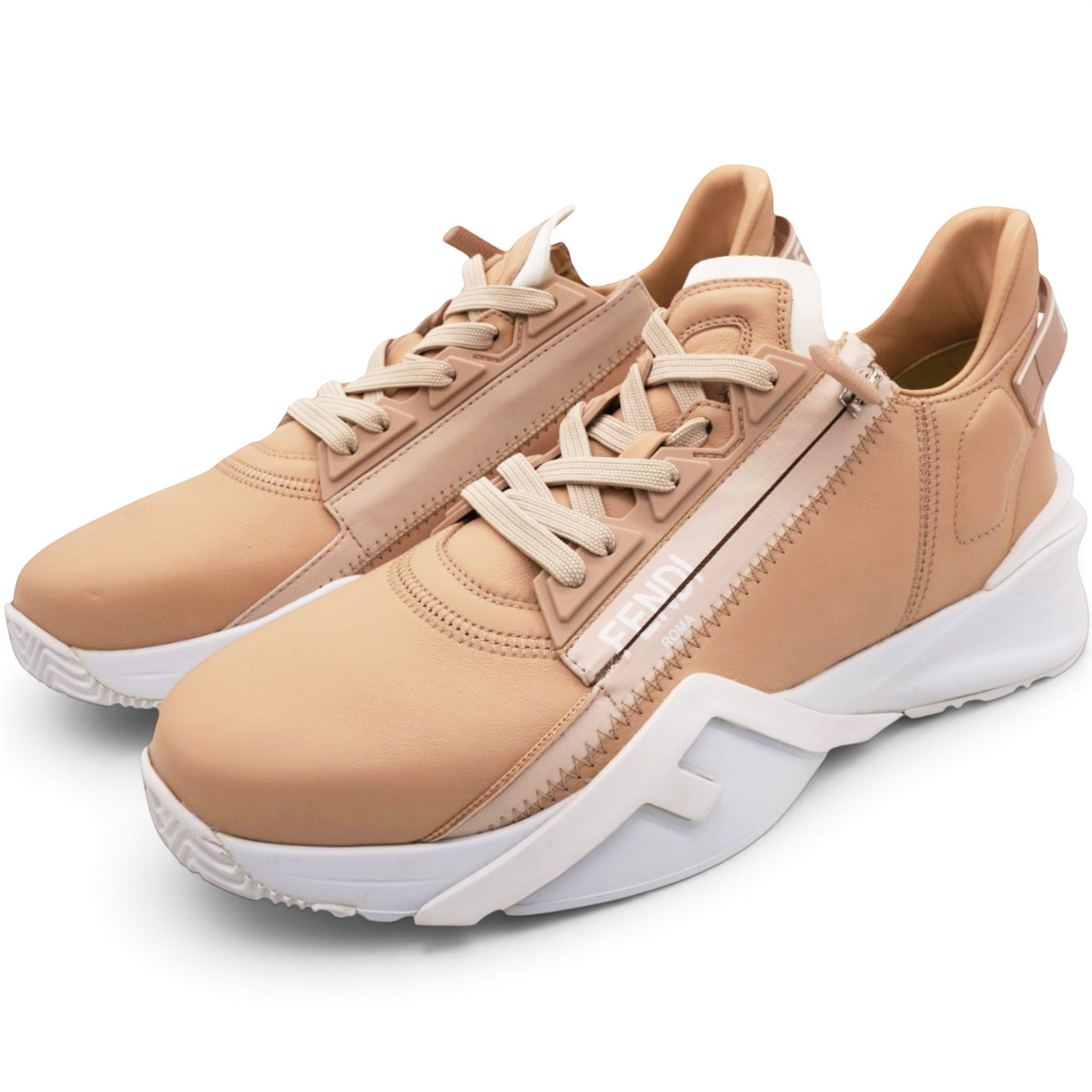 Flow Nude Leather Women’s Sneakers Size39