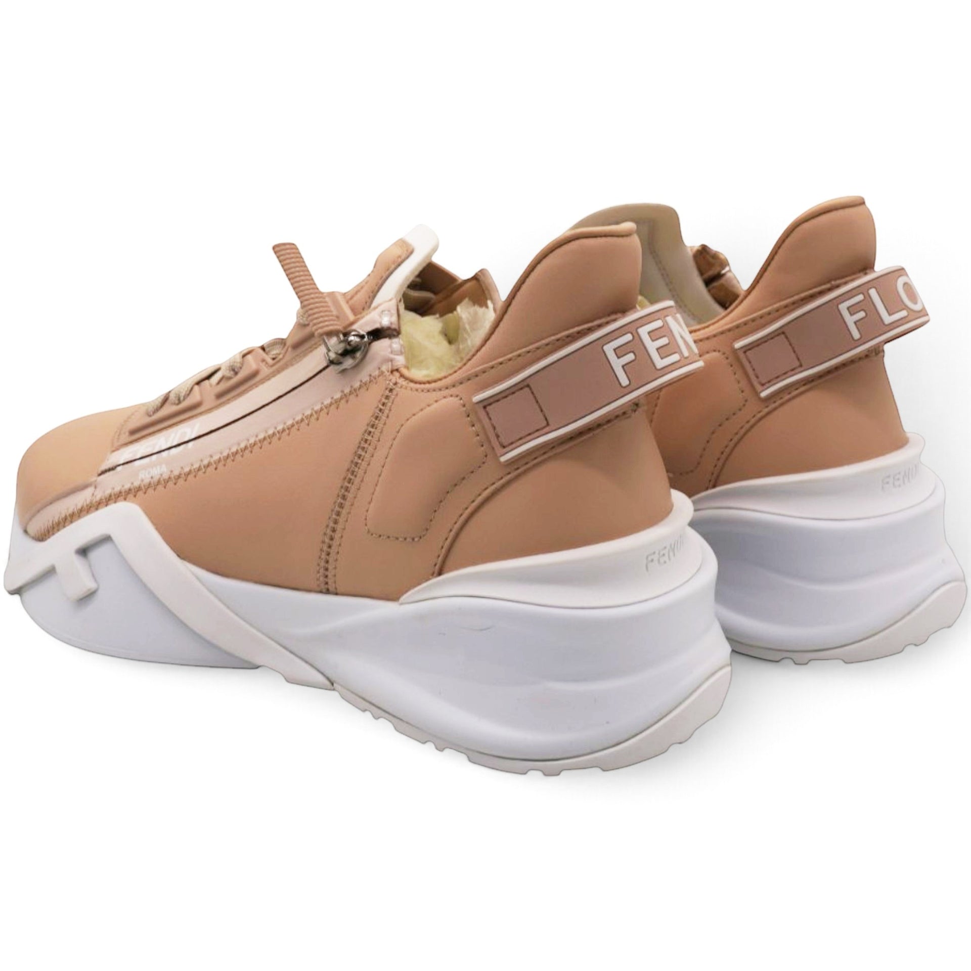 Flow Nude Leather Women’s Sneakers Size39
