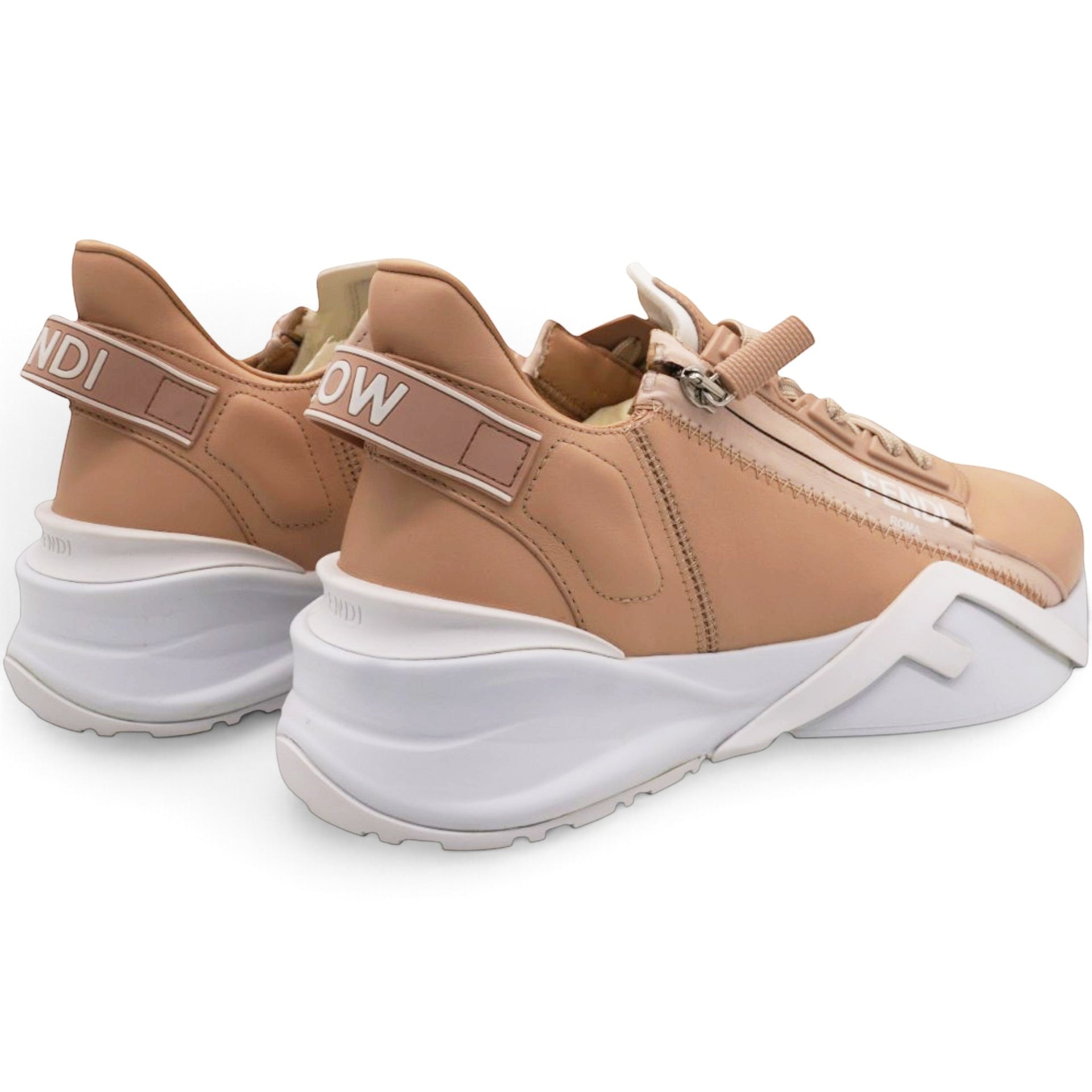 Flow Nude Leather Women’s Sneakers Size39