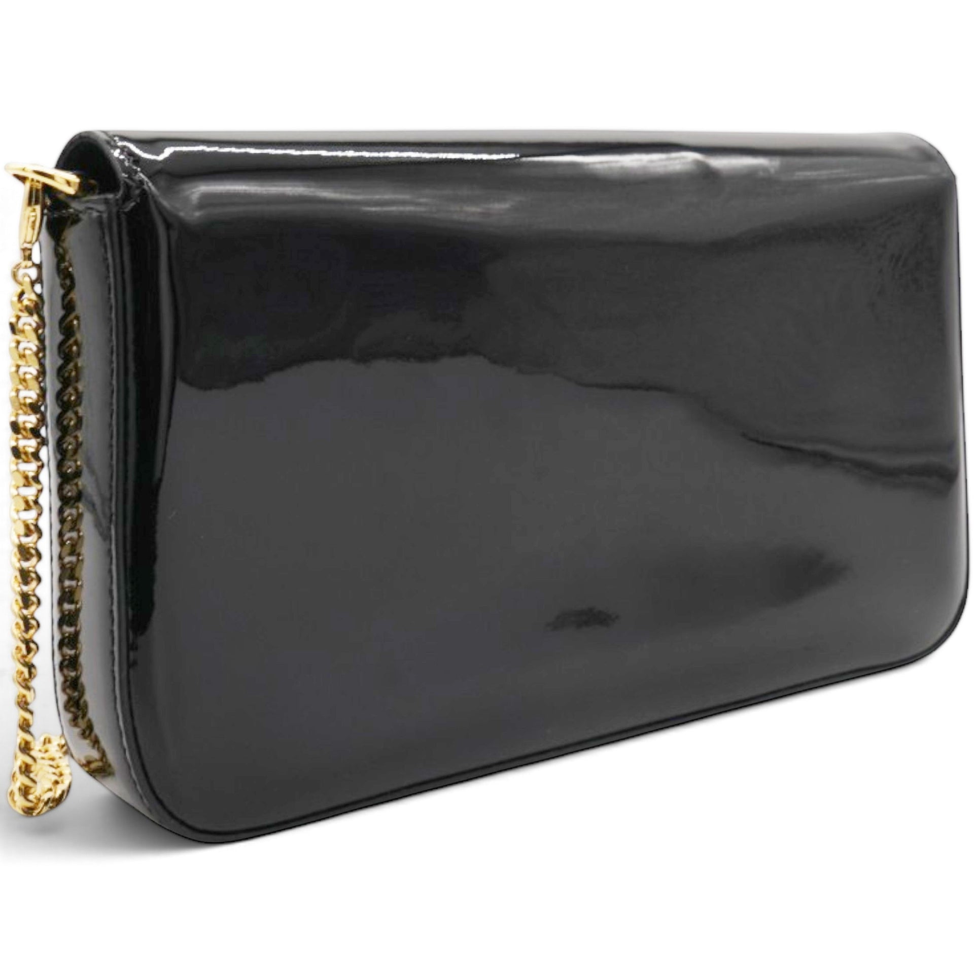Vitello Cruise F is Fendi Envelope Wallet on Chain with Pouches Black