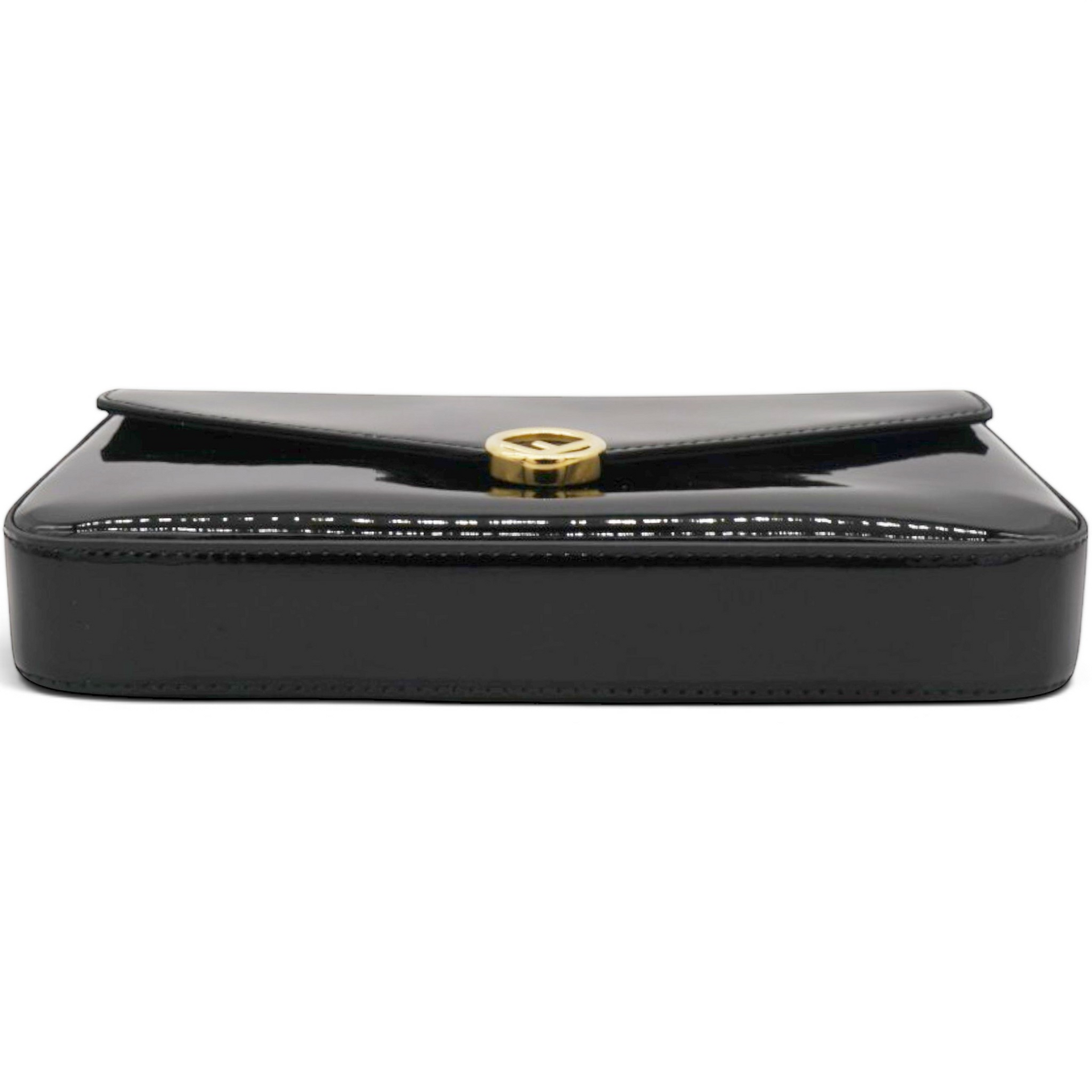 Vitello Cruise F is Fendi Envelope Wallet on Chain with Pouches Black