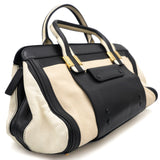 Alice Black and White Top Handle Bag