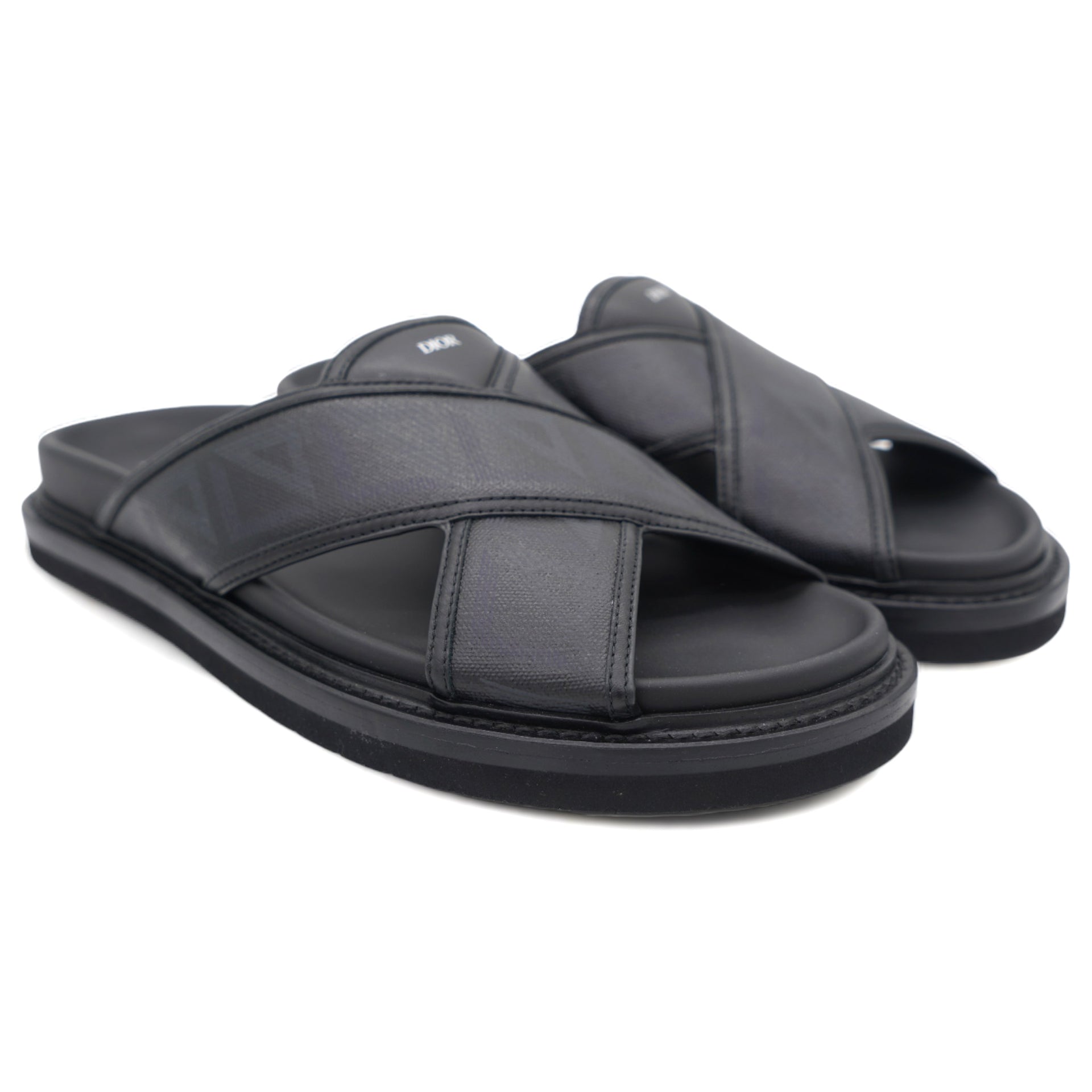 Men Aqua Sandals Black Grey 42