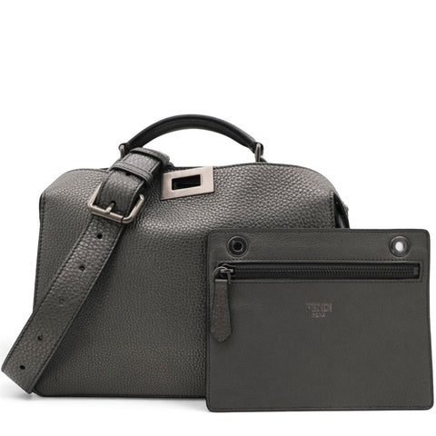 Cuoio Romano Lux Peekaboo I SEE U Satchel Graphite