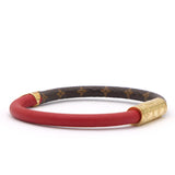 Monogram Daily Confidential Bracelet Red Size17/S
