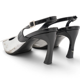 Silver Leather Pumps Size36.5