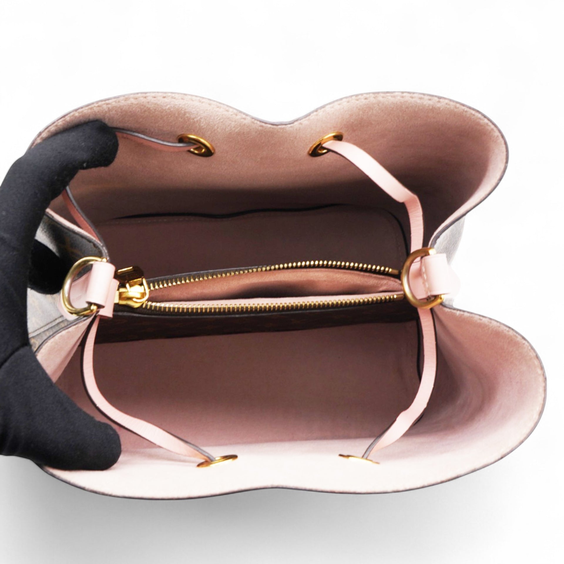 Rose Poudre Neonoe Handbag Monogram Canvas 3D Model Louis Vuitton