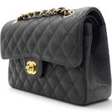 Classic Flap Small Caviar Quilted Flap Bag Microchip