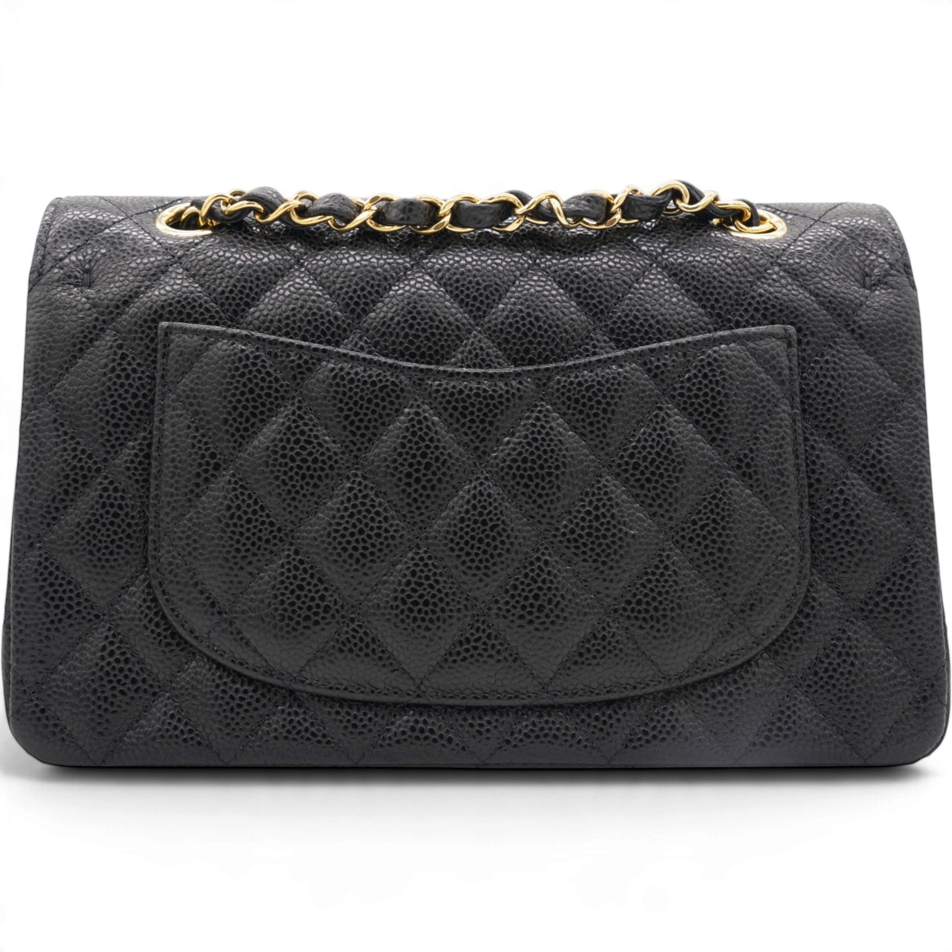 Classic Flap Small Caviar Quilted Flap Bag Microchip