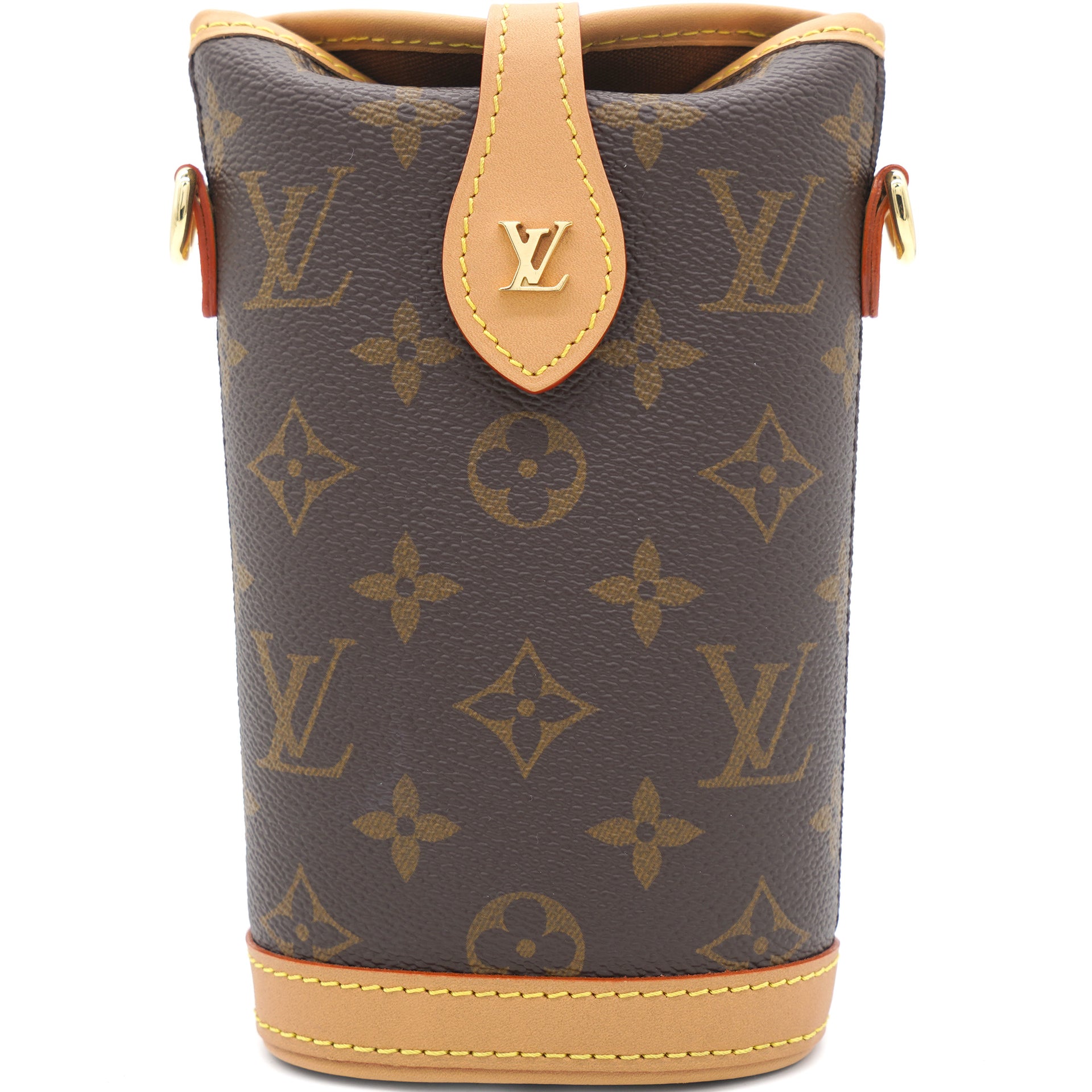 Louis Vuitton Fold Me Pouch Monogram Brown in Coated Canvas