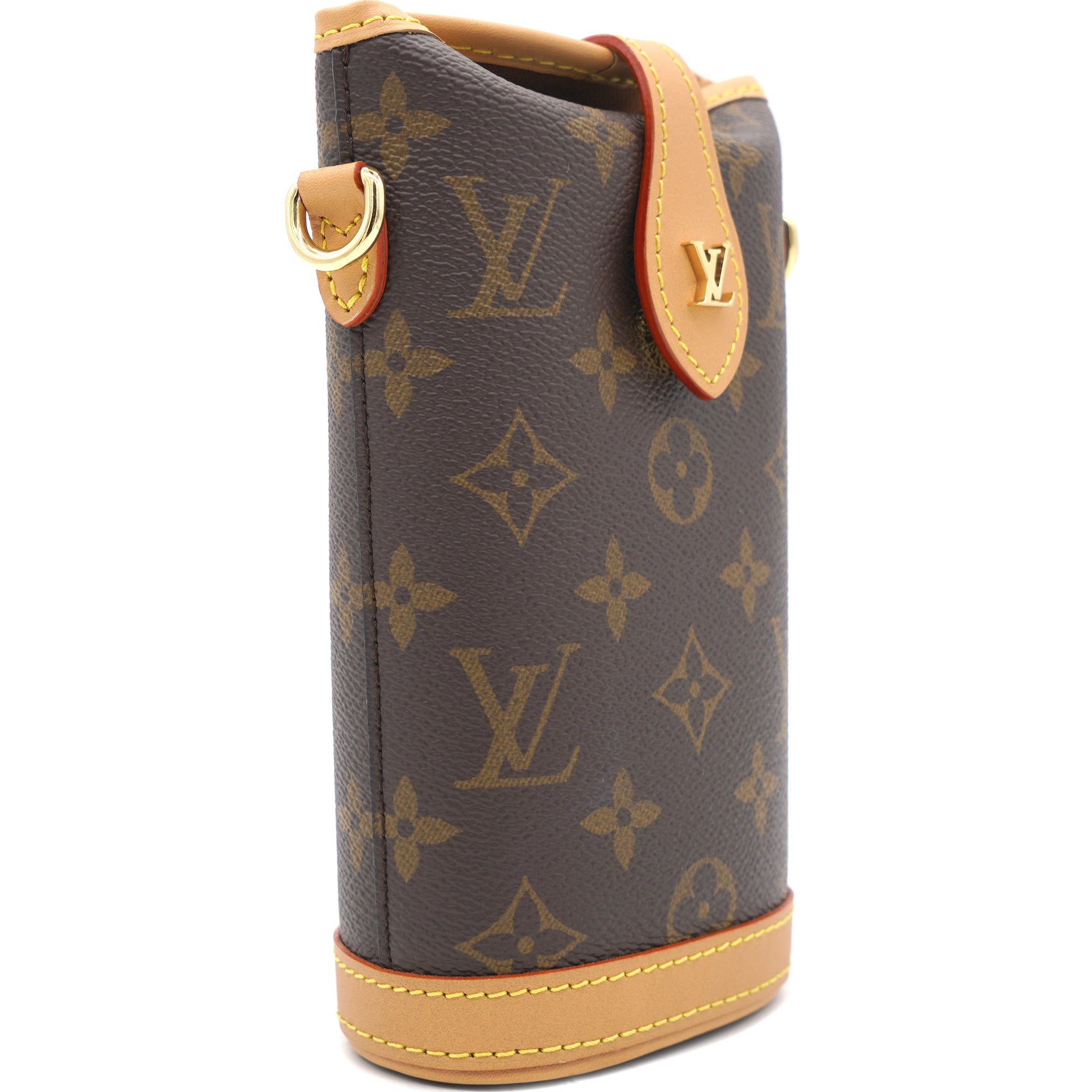 Fold Me Pouch - Luxury Monogram Canvas Brown