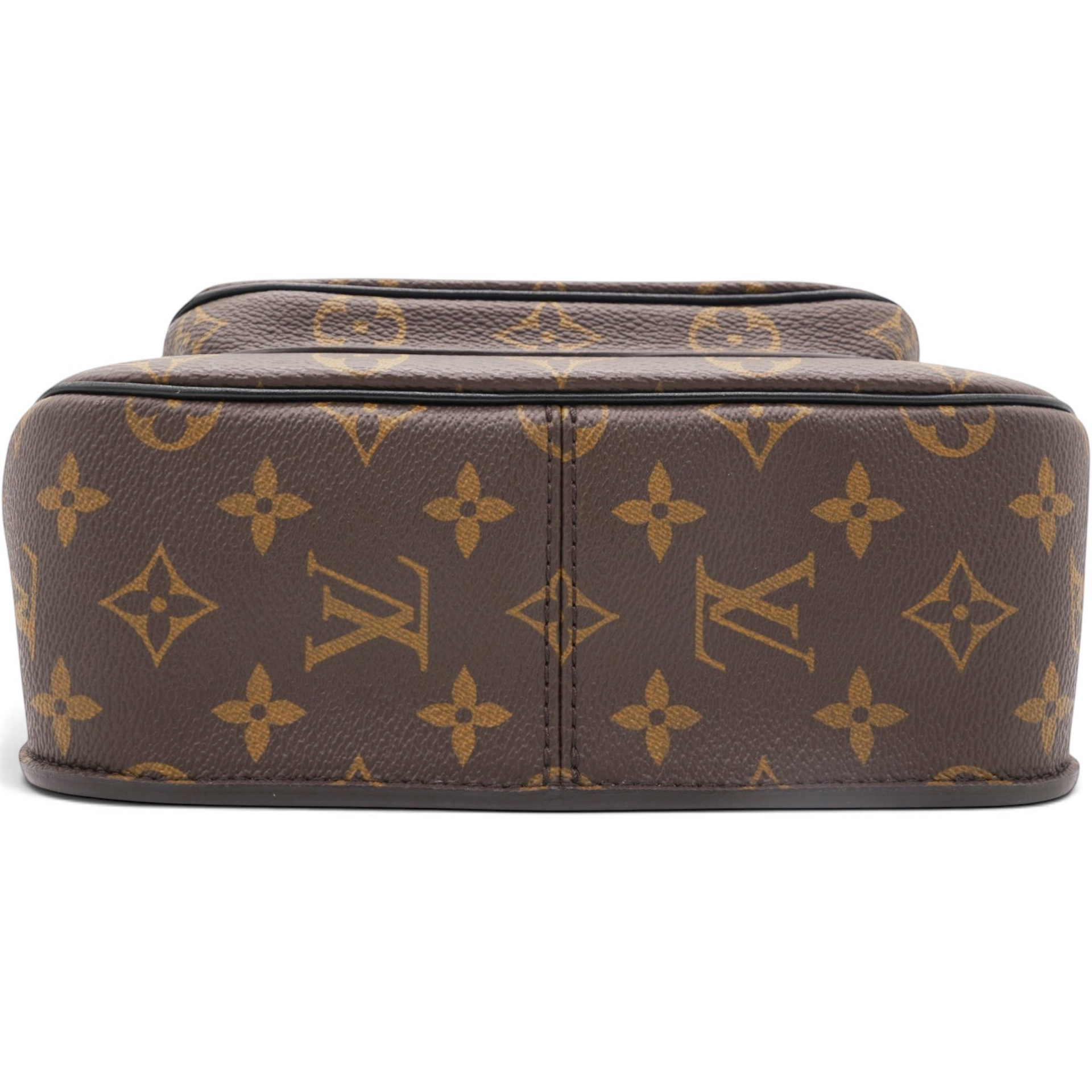 Monogram Passy Flap Bag Brown