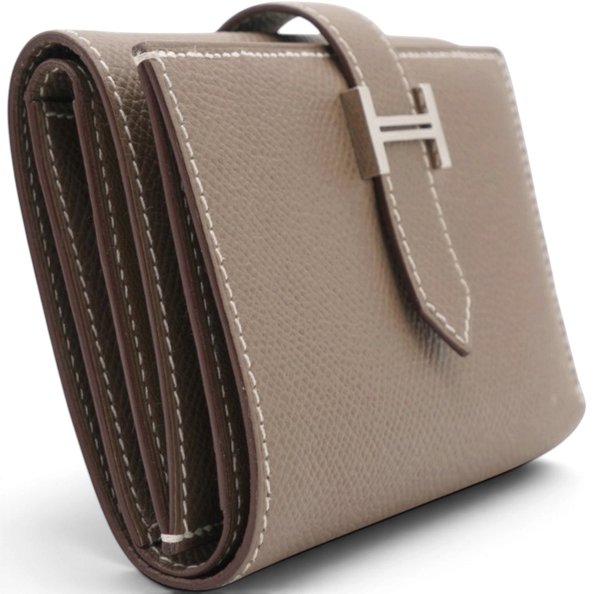 Epsom Tri-Fold Compact Bearn Wallet Etoupe