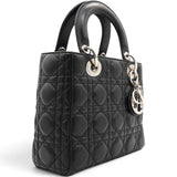 Lambskin Cannage Small My ABCDior Lady Dior Black