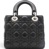Lambskin Cannage Small My ABCDior Lady Dior Black