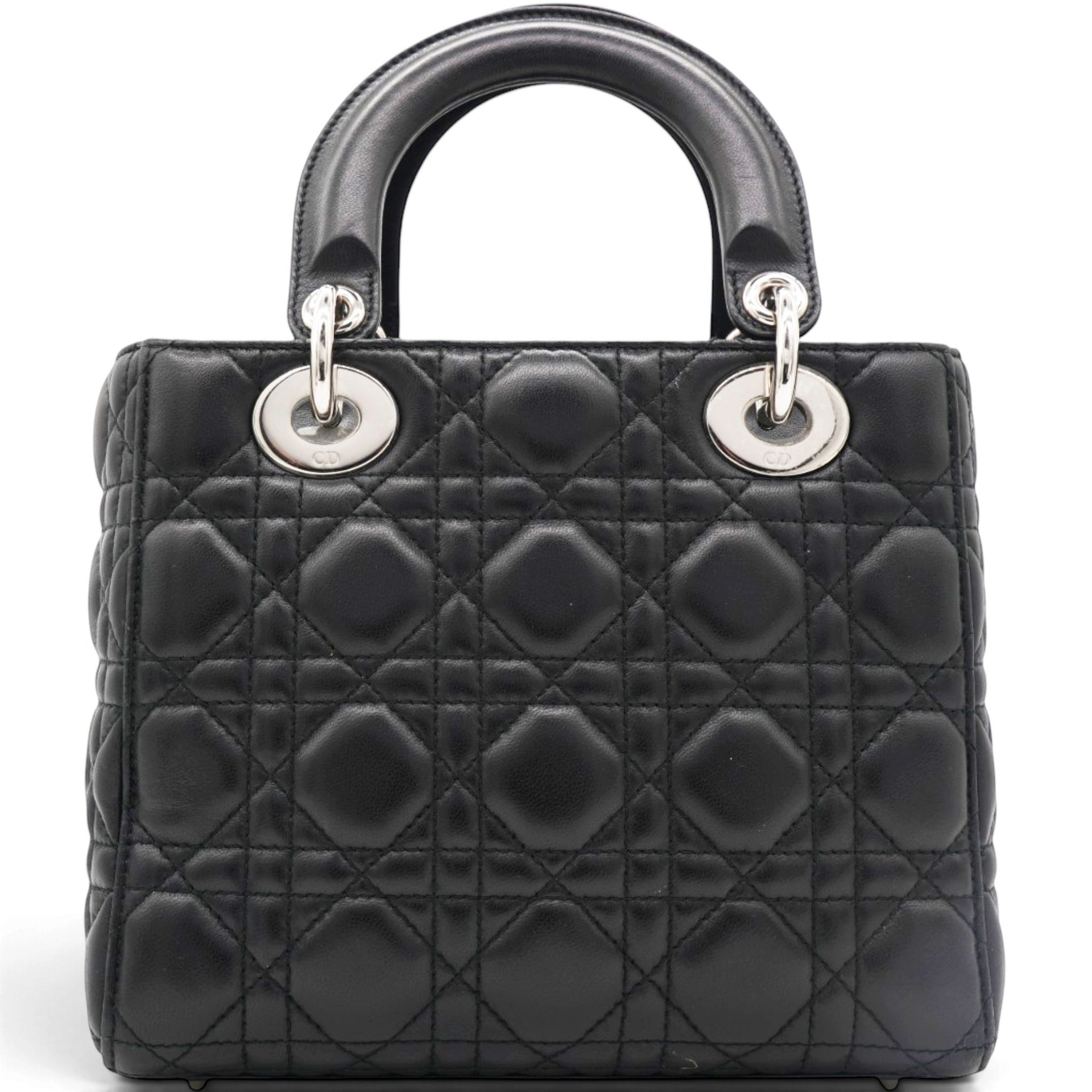 Lambskin Cannage Small My ABCDior Lady Dior Black