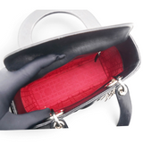 Lambskin Cannage Small My ABCDior Lady Dior Black