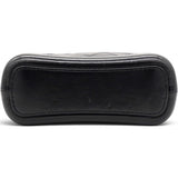 Aged Calfskin Quilted Small Gabrielle Hobo Black