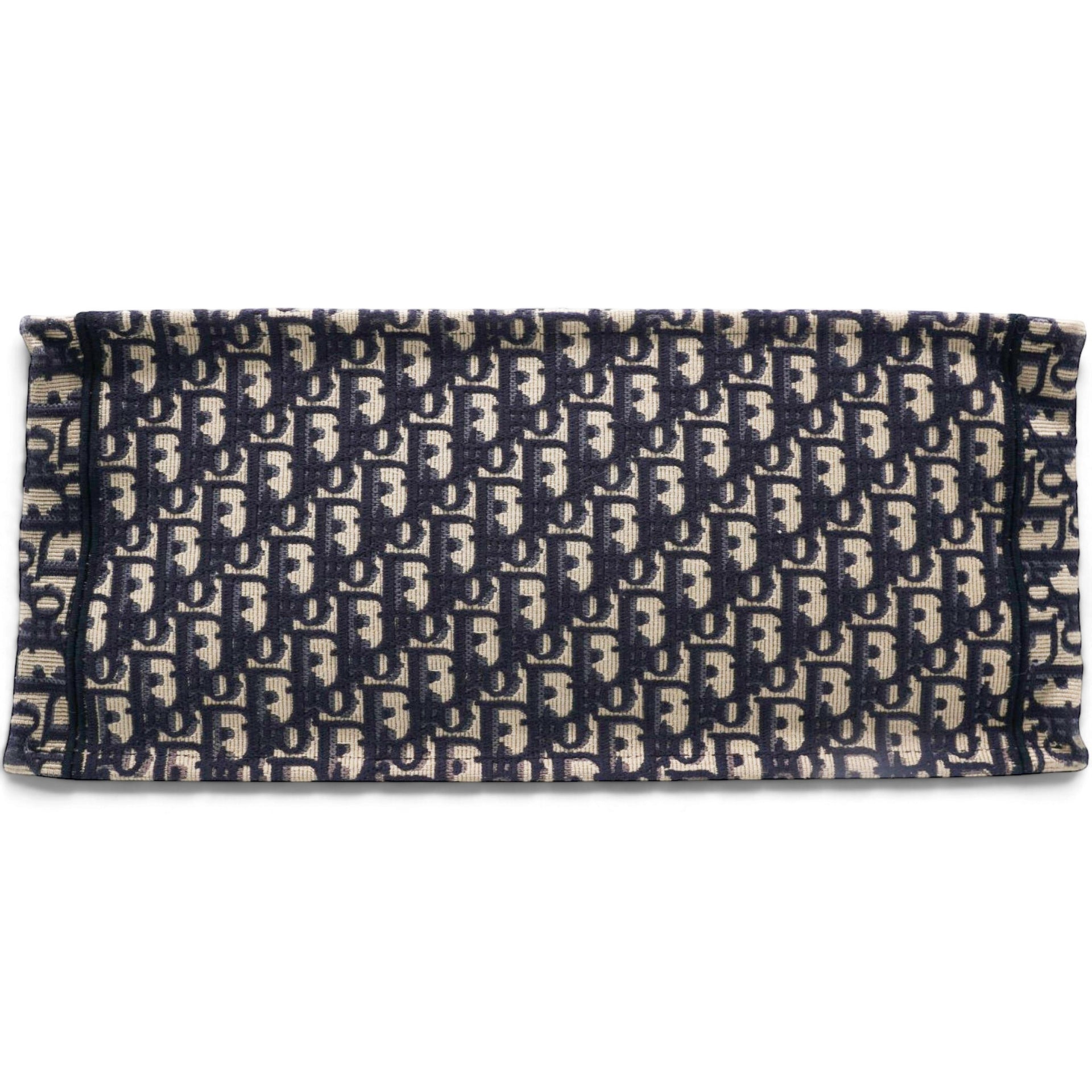 Oblique Book Tote Blue Multicolor Large
