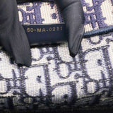 Oblique Book Tote Blue Multicolor Large