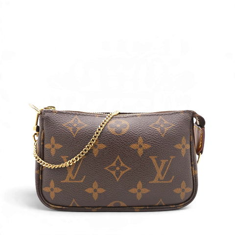 Monogram Mini Pochette Accessories Brown