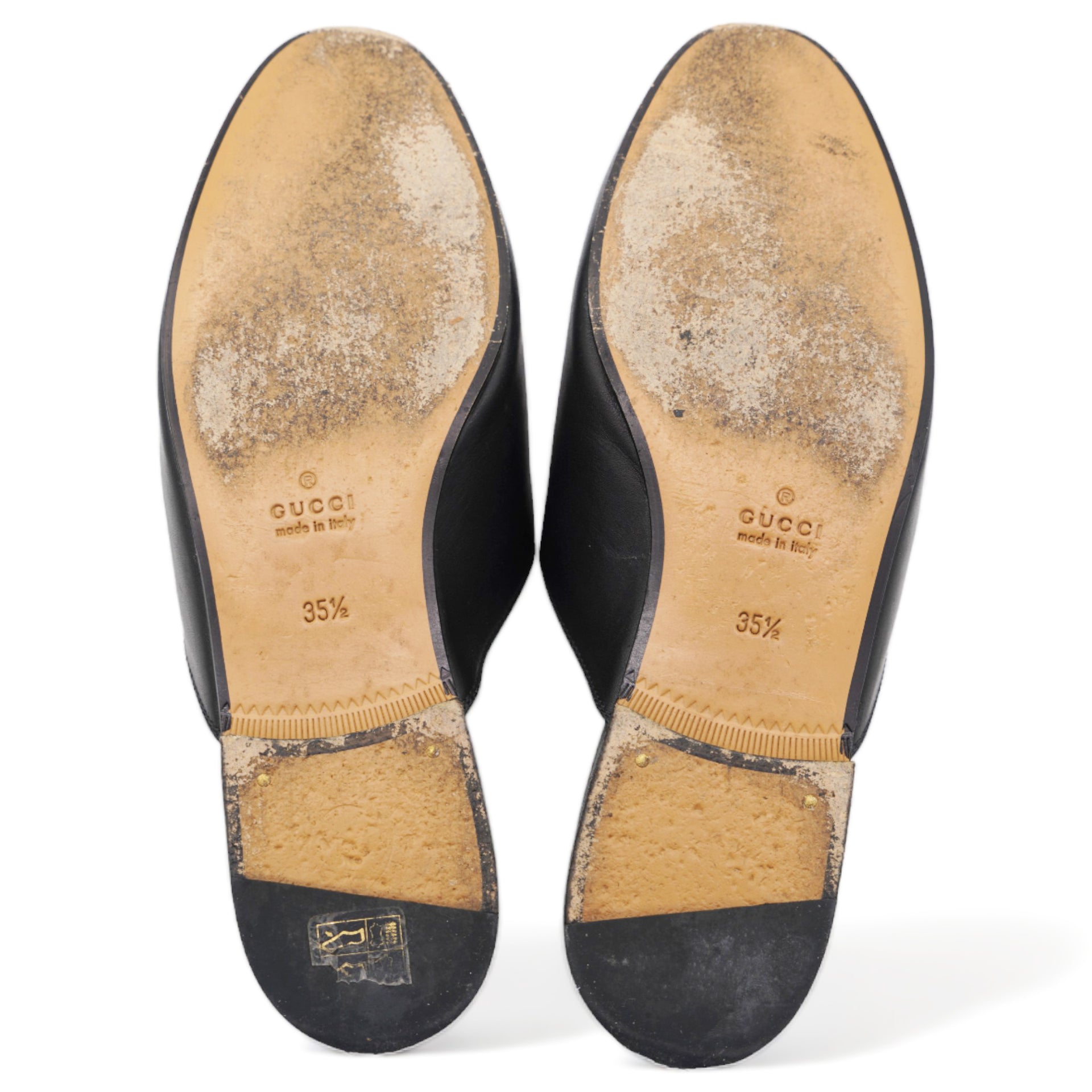 Princetown appliquéd leather slippers 35.5
