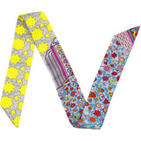 Silk Twilly Scarf Yellow/Color