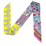 Silk Twilly Scarf Yellow/Color