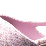 Pink Tweed Slingback 35