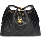 Caviar Quilted Small Chanel 25 Handbag Black