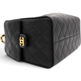 Caviar Quilted Small Chanel 25 Handbag Black