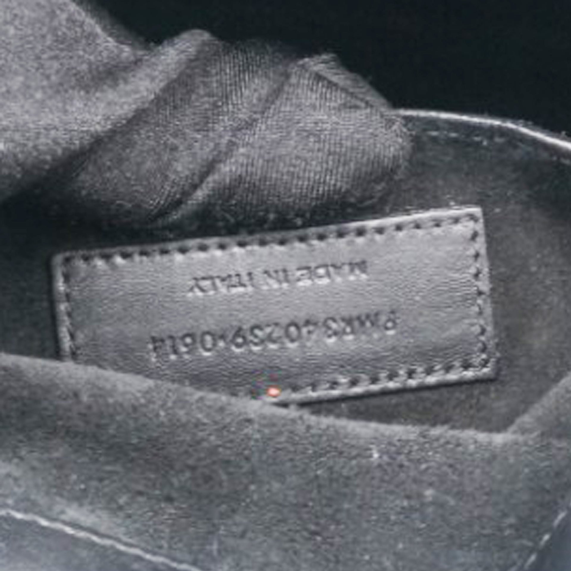 Paris Black Leather Small Emmanuelle Drawstring Bucket Bag