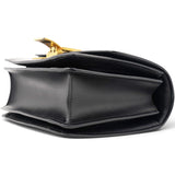 Box Calfskin Mini Classic Box Flap Bag Black