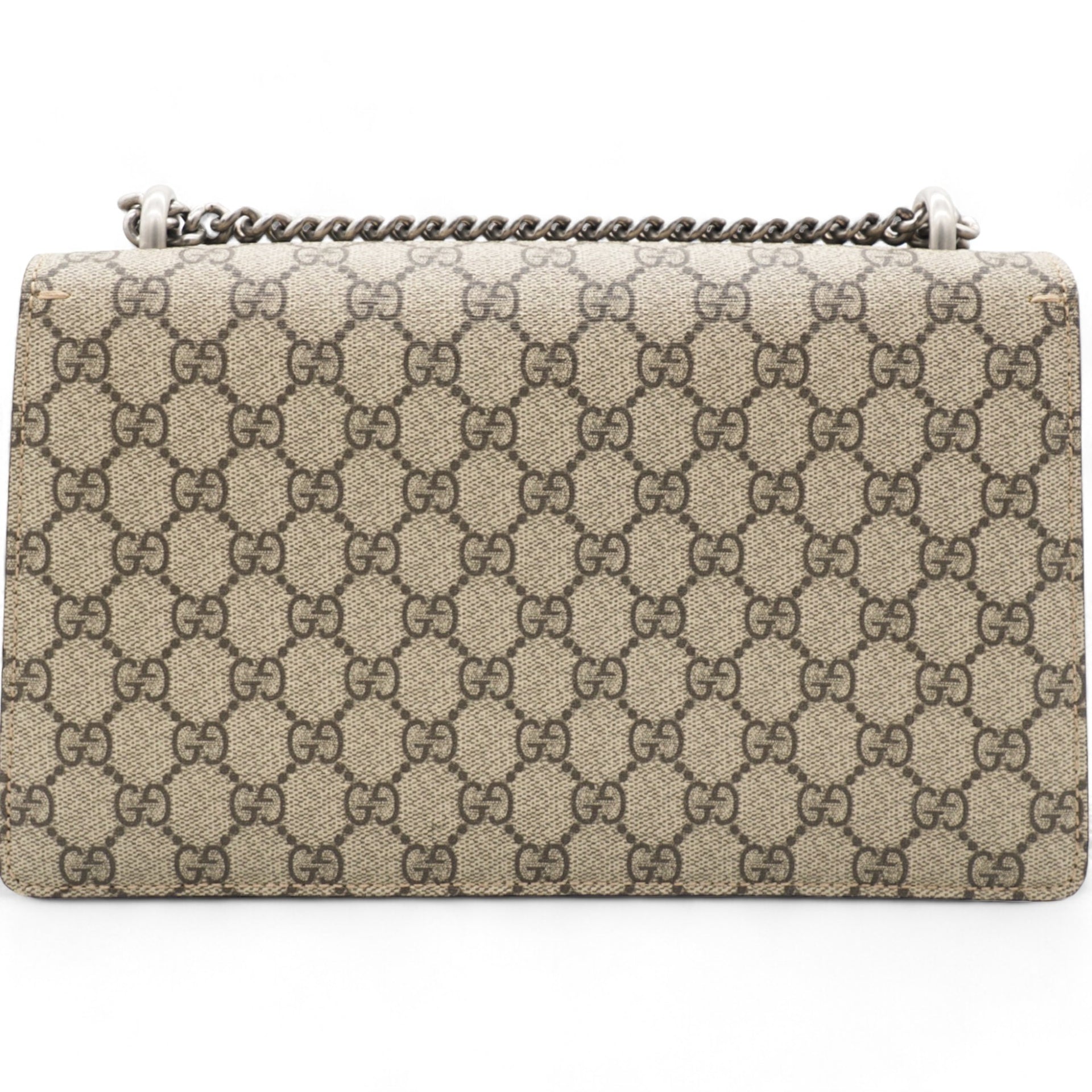 GG Supreme Monogram Small Dionysus Shoulder Bag Taupe