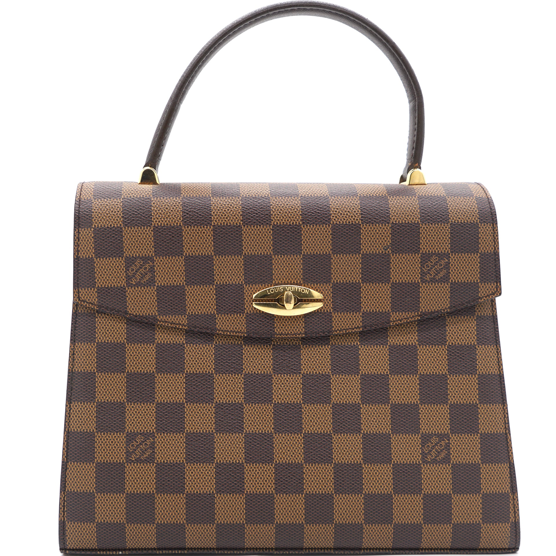 Louis Vuitton Damier Ebene Malesherbes Top Handle Bag – STYLISHTOP