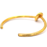 Knot Extra-Thin Bracelet in Brass with Gold Finish