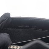 Grain De Poudre Matelasse Chevron Monogram Flap Wallet Black