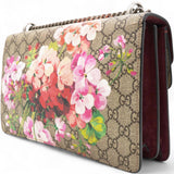 GG Supreme Monogram Blooms Small Dionysus Shoulder Bag Beige Multicolor Dry Rose