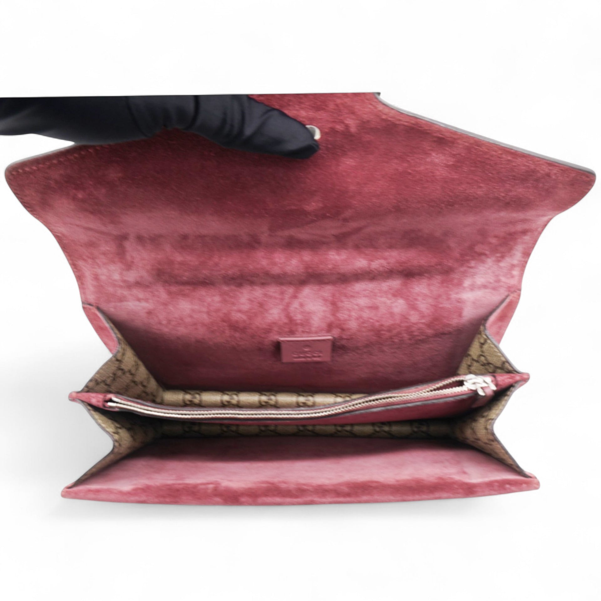 GG Supreme Monogram Blooms Small Dionysus Shoulder Bag Beige Multicolor Dry Rose