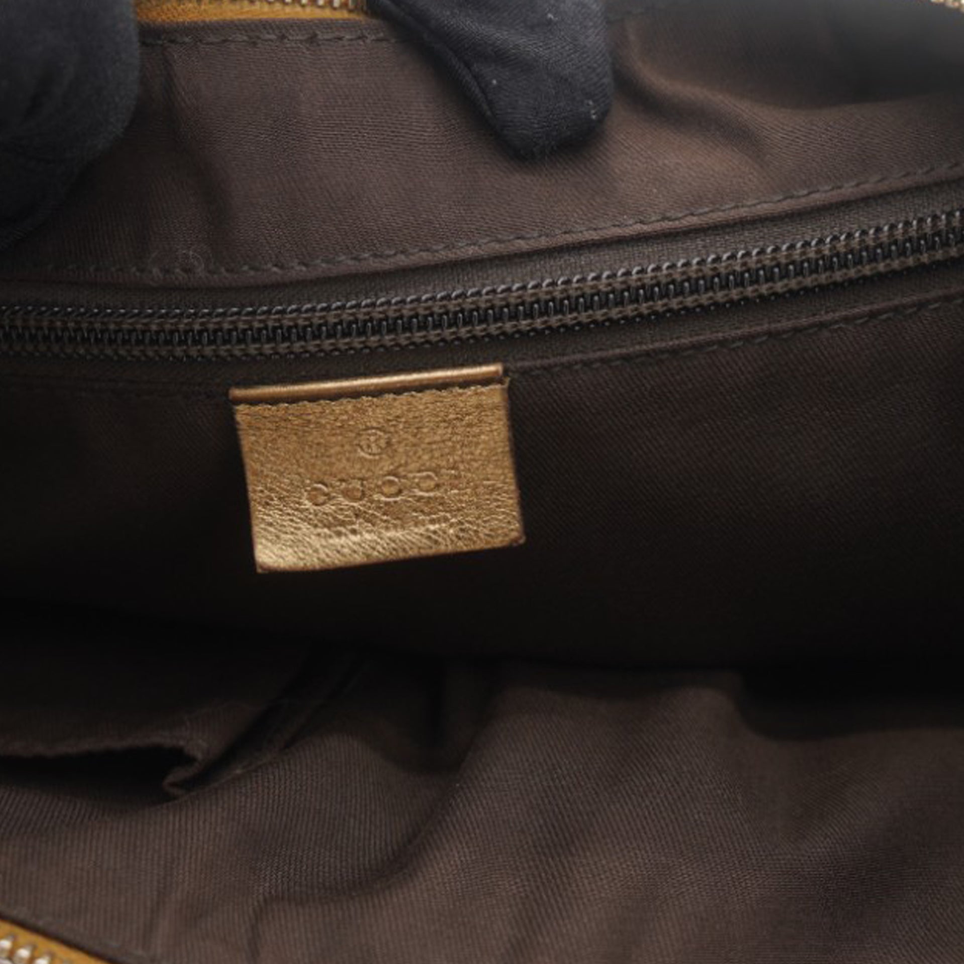GG Canvas Sherry Line Cross-body Bag Beige Gold