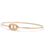 18K Yellow Gold PM Ronde Chaine d'Ancre Bracelet Size SH